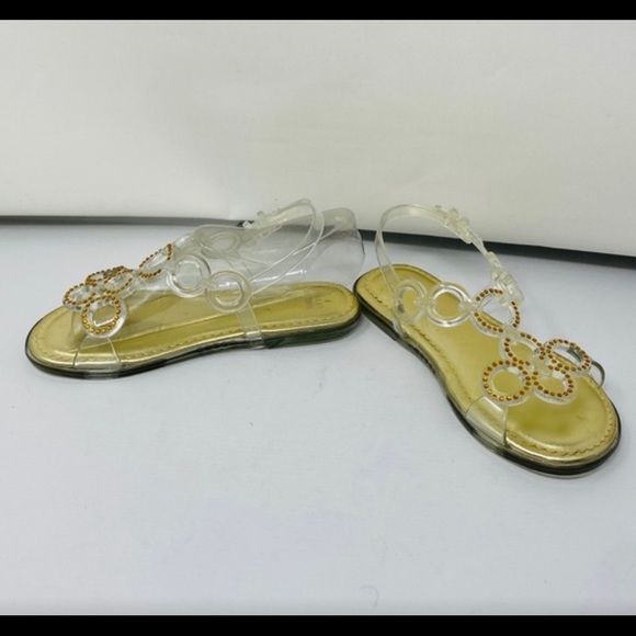 NIB**STUART WEITZMAN***US 2 Gold Clear***$68 - Picture 4 of 10